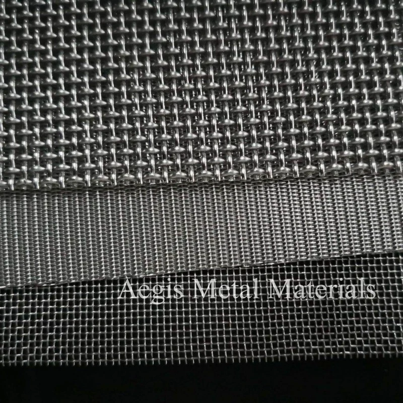 Food Grade 304 Stainless Steel Crimped Square Barbecue Wire Mesh