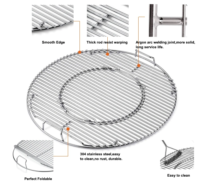 Barbecue Heat Resistant Non-Stick Grilling Mesh BBQ Cooking Barbecue Grate