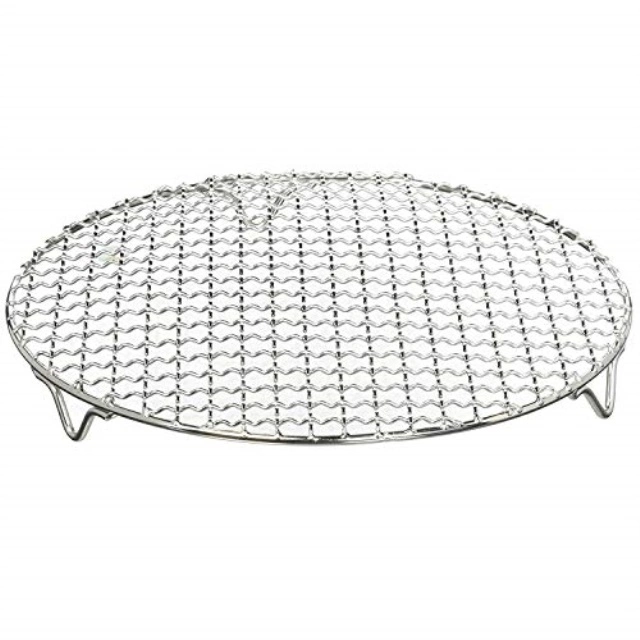 Lower Carbon Steel Wire Basket Cooling Basket Grill Mesh Baking Mesh Grill Basket Picnic and Barbecue Grill Wire Mesh