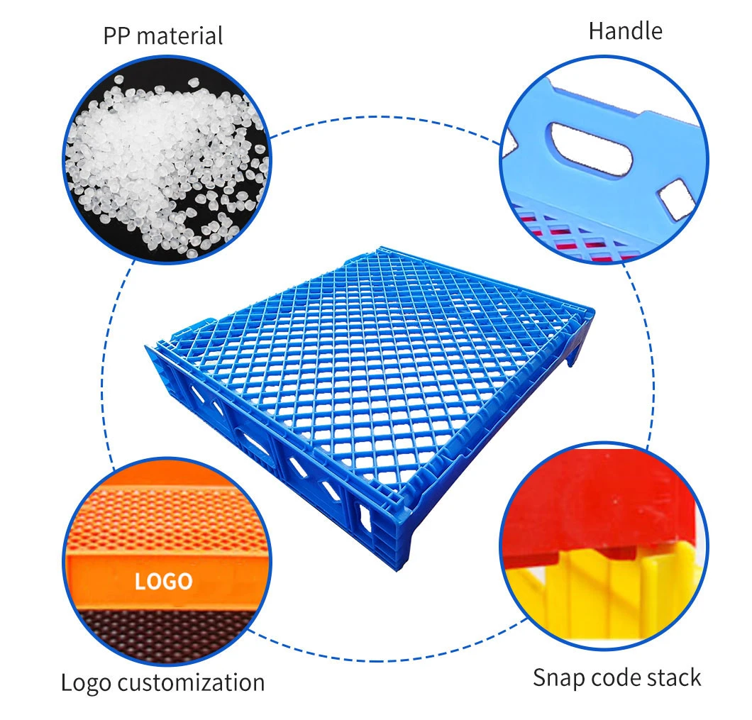 Lightweight Perforated Stackable Bread Crate Box to Transport Soft Baked Goods Basket